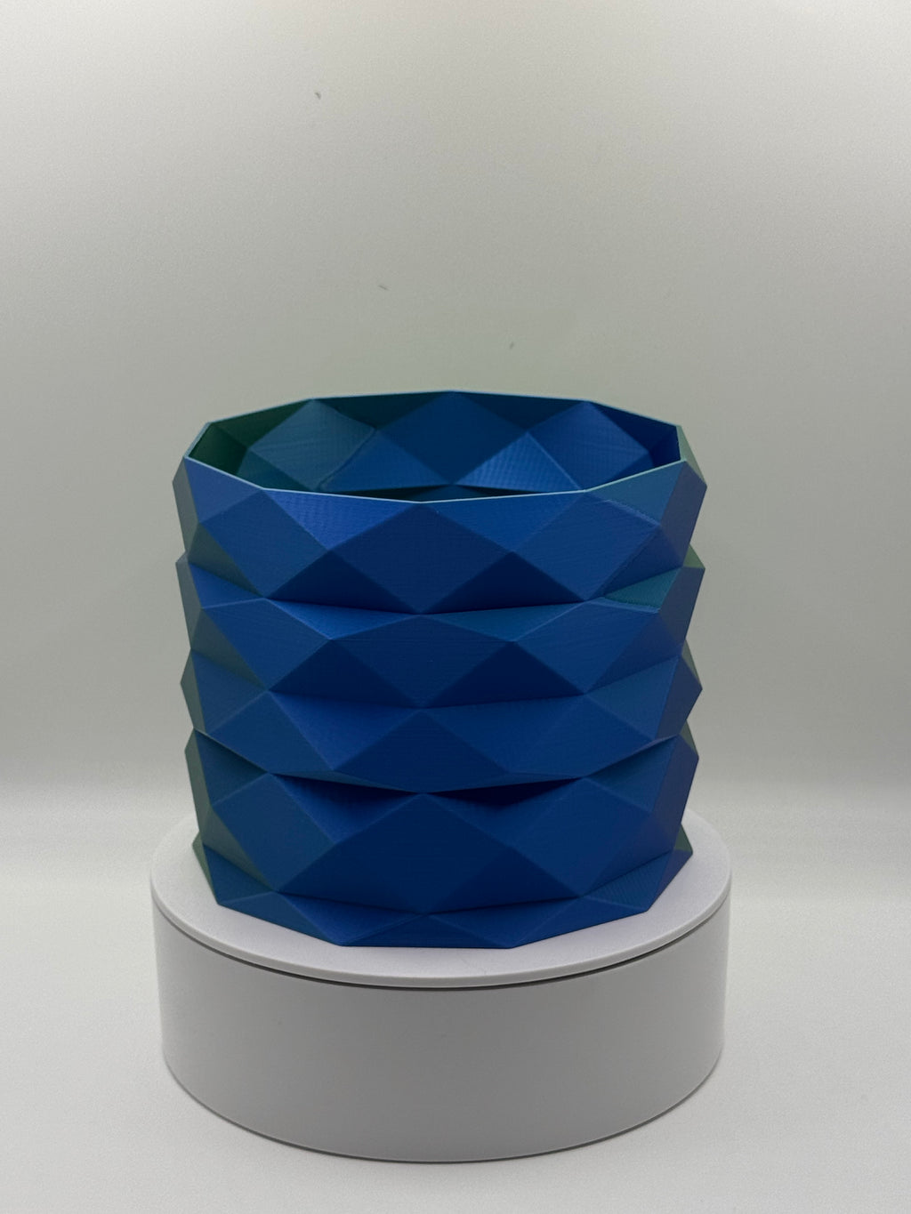 Customized Color: Geometric Candle Sleeve for 3-Wick Candles