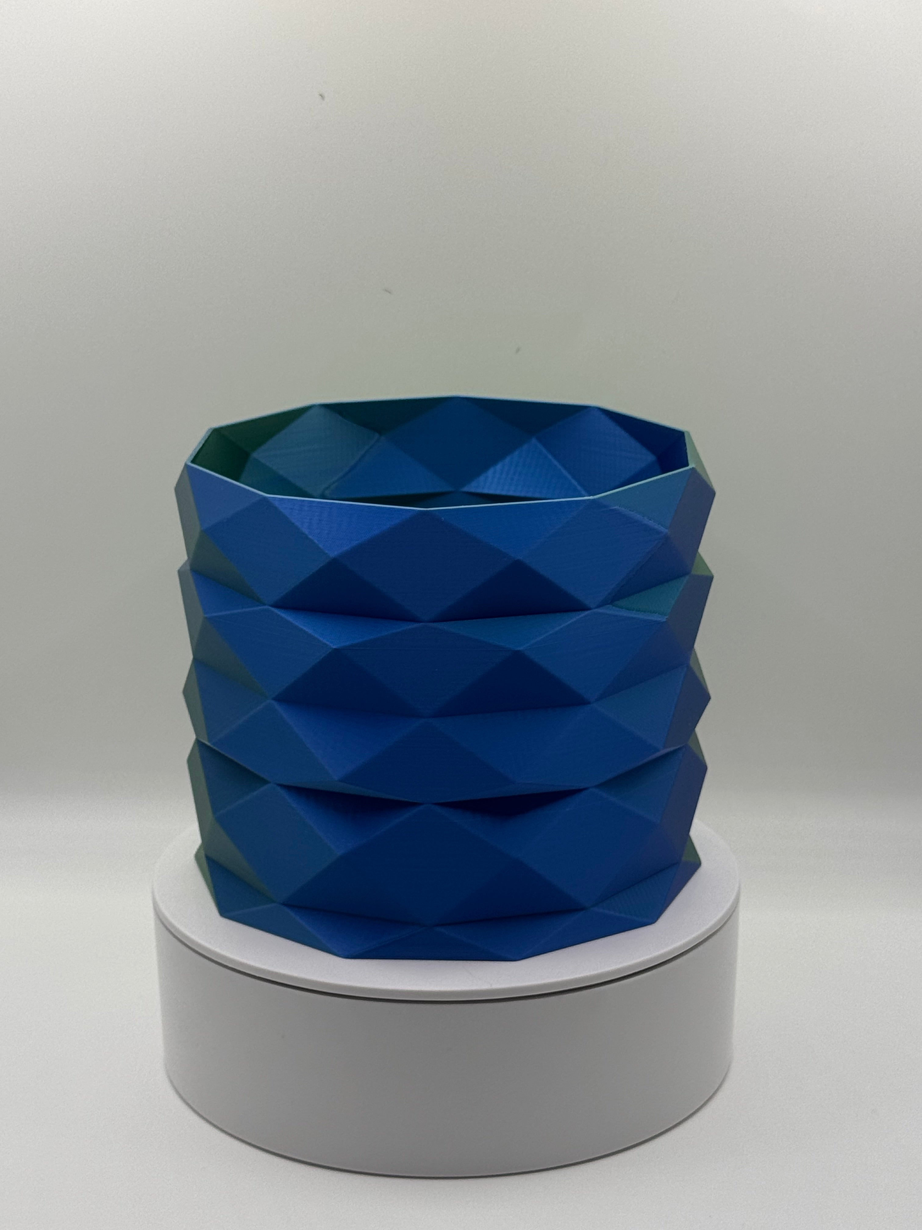 Customized Color: Geometric Candle Sleeve for 3-Wick Candles