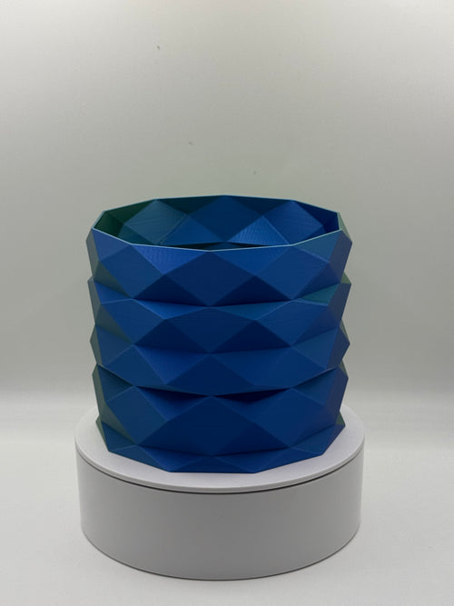 Customized Color: Geometric Candle Sleeve for 3-Wick Candles