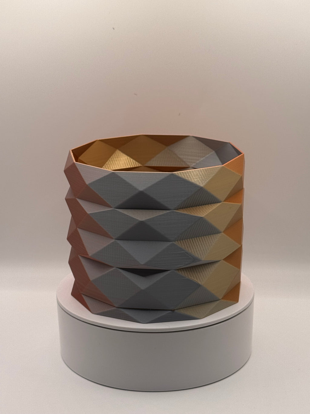 Geometric Candle Sleeve for 3-Wick Candles | Fits 14.5 oz Candle