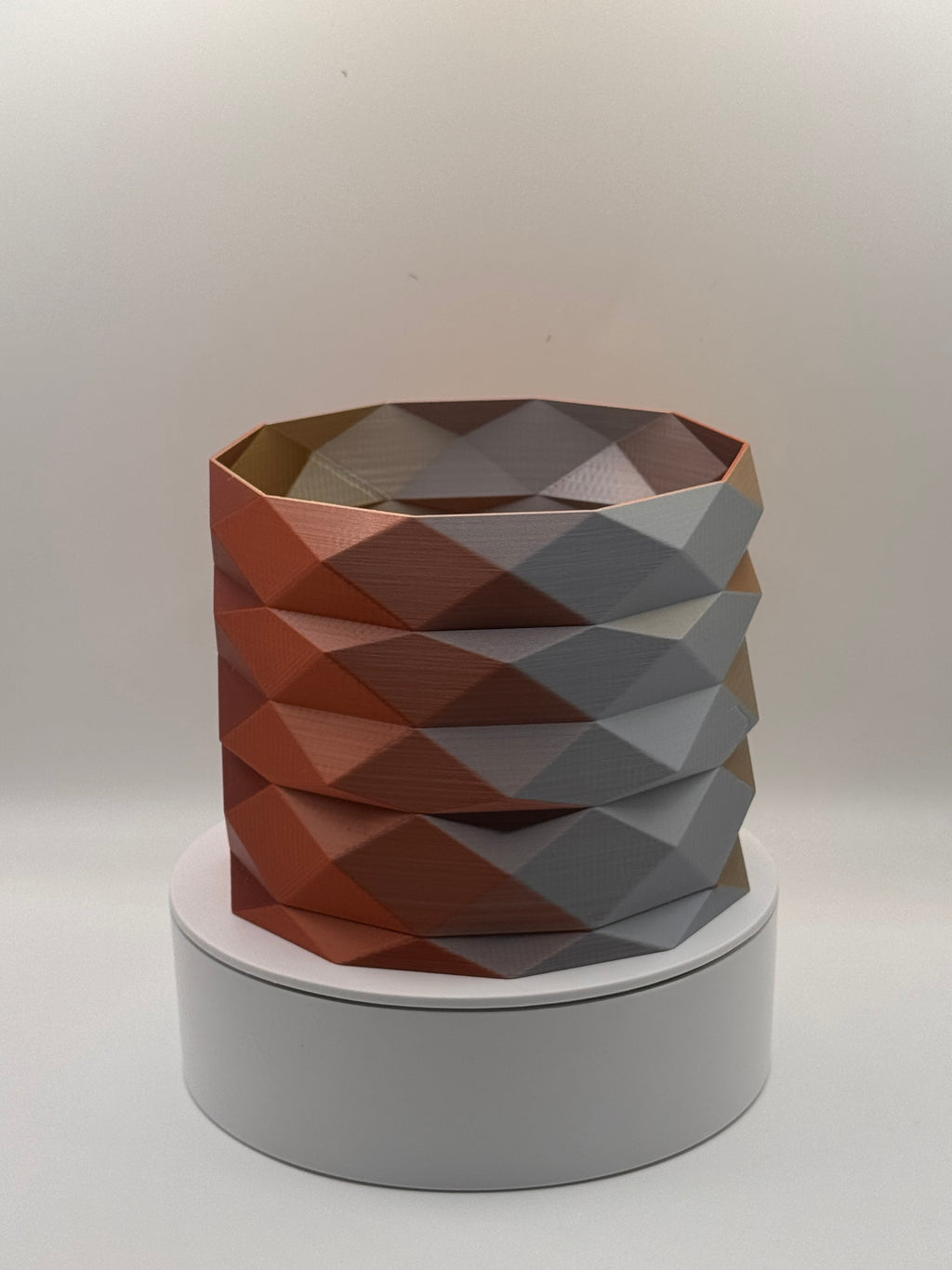Customized Color: Geometric Candle Sleeve for 3-Wick Candles