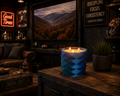 Customized Color: Geometric Candle Sleeve for 3-Wick Candles